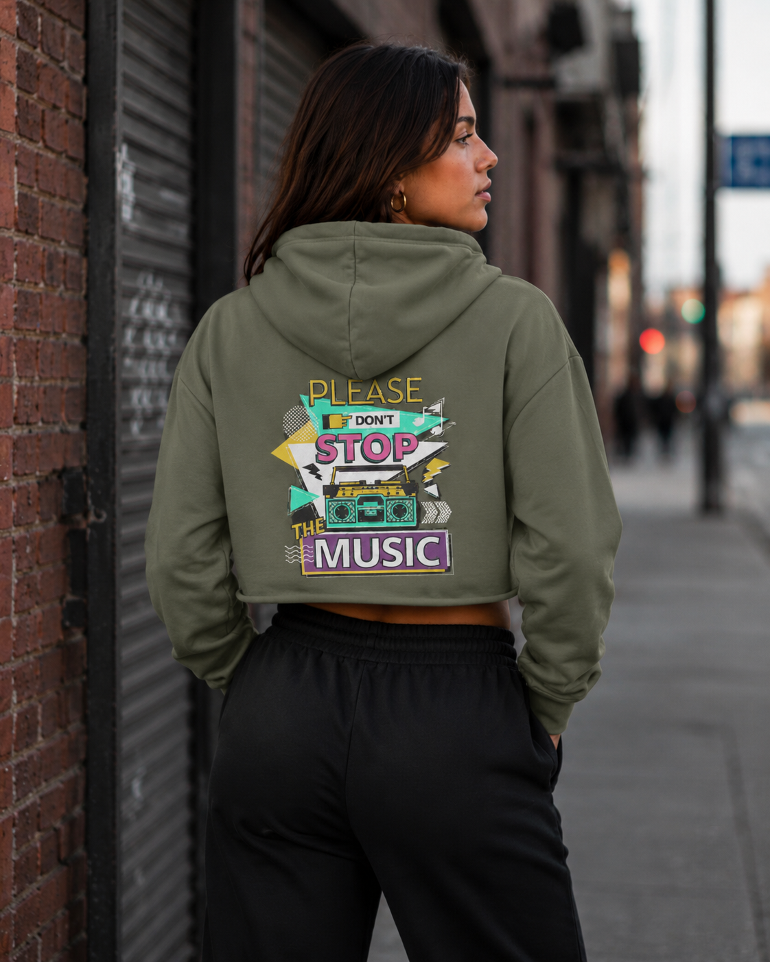 ZN Rhythm Crop Hoodie