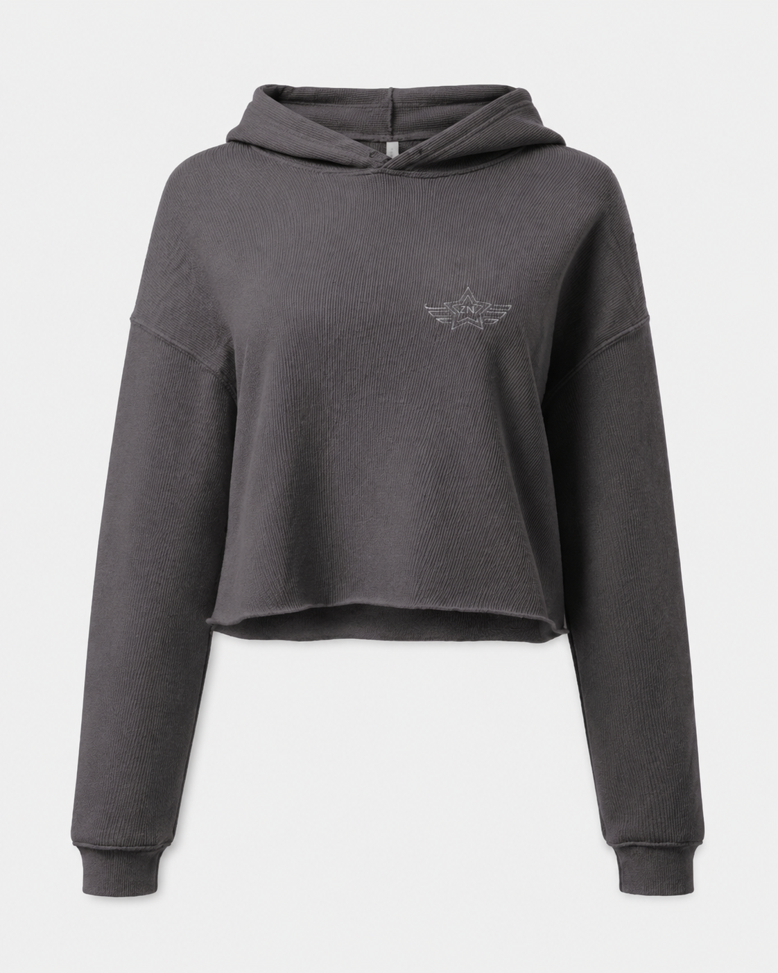 ZN Crimson Crop Hoodie