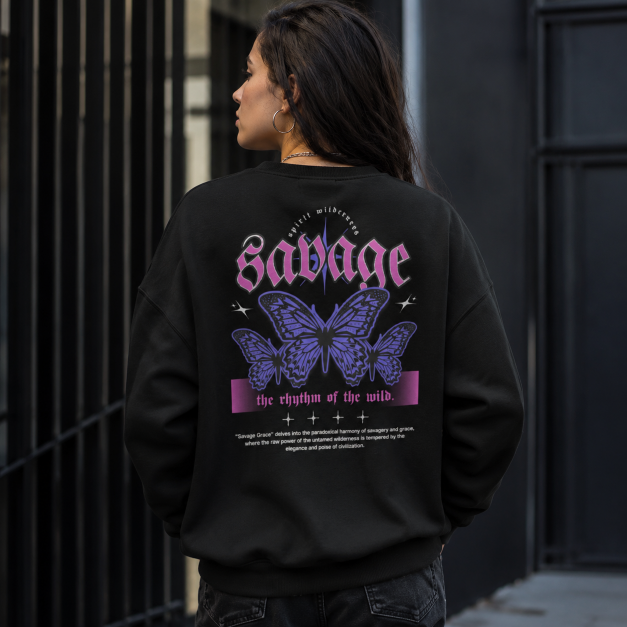 ZN Savage Butterfly Sweatshirt