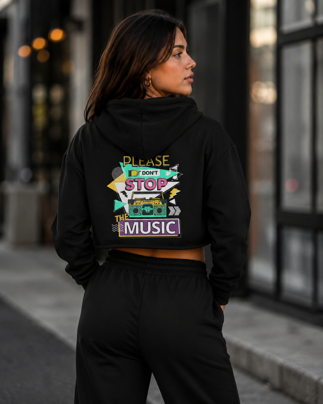 ZN Rhythm Crop Hoodie