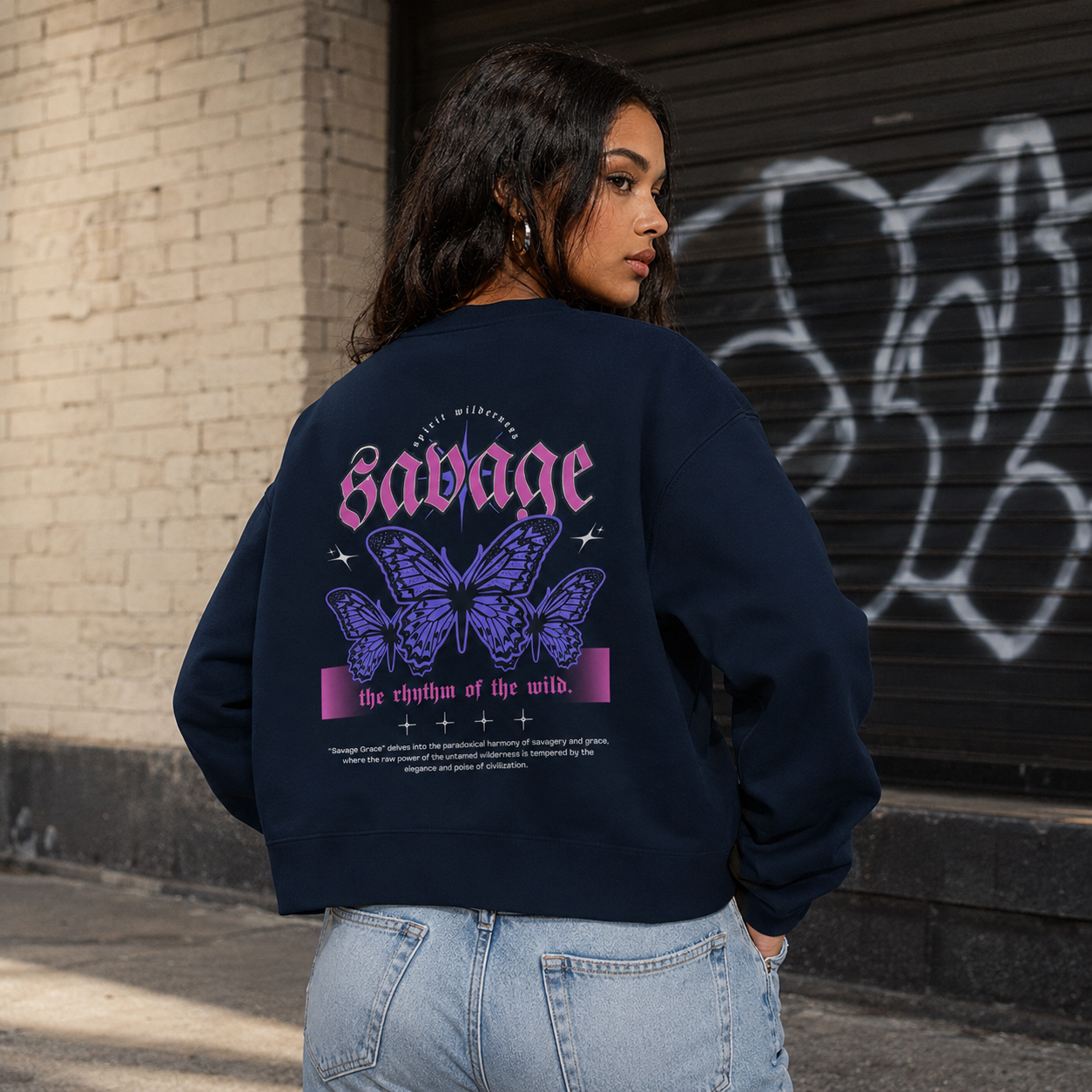 ZN Savage Butterfly Sweatshirt