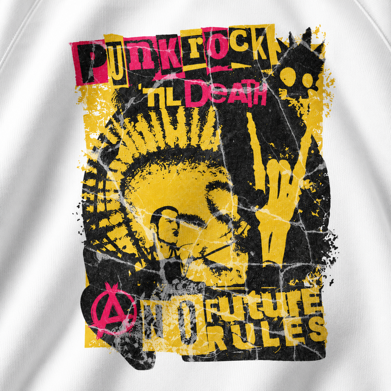ZN Punk Future Crewneck Sweatshirt