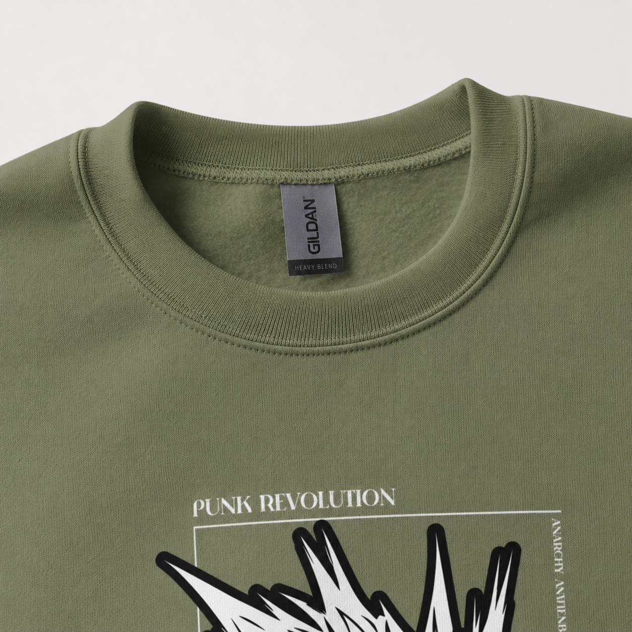 ZN Punk Never Die Crewneck Sweatshirt