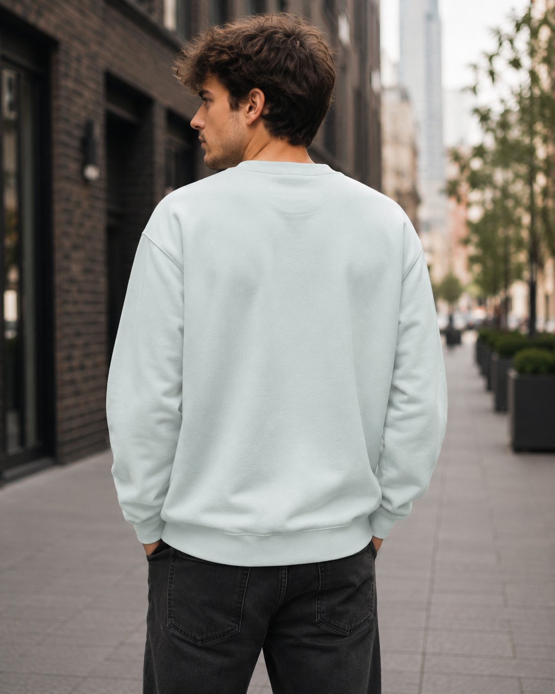 ZN One Eyed Smile Crewneck Sweatshirt