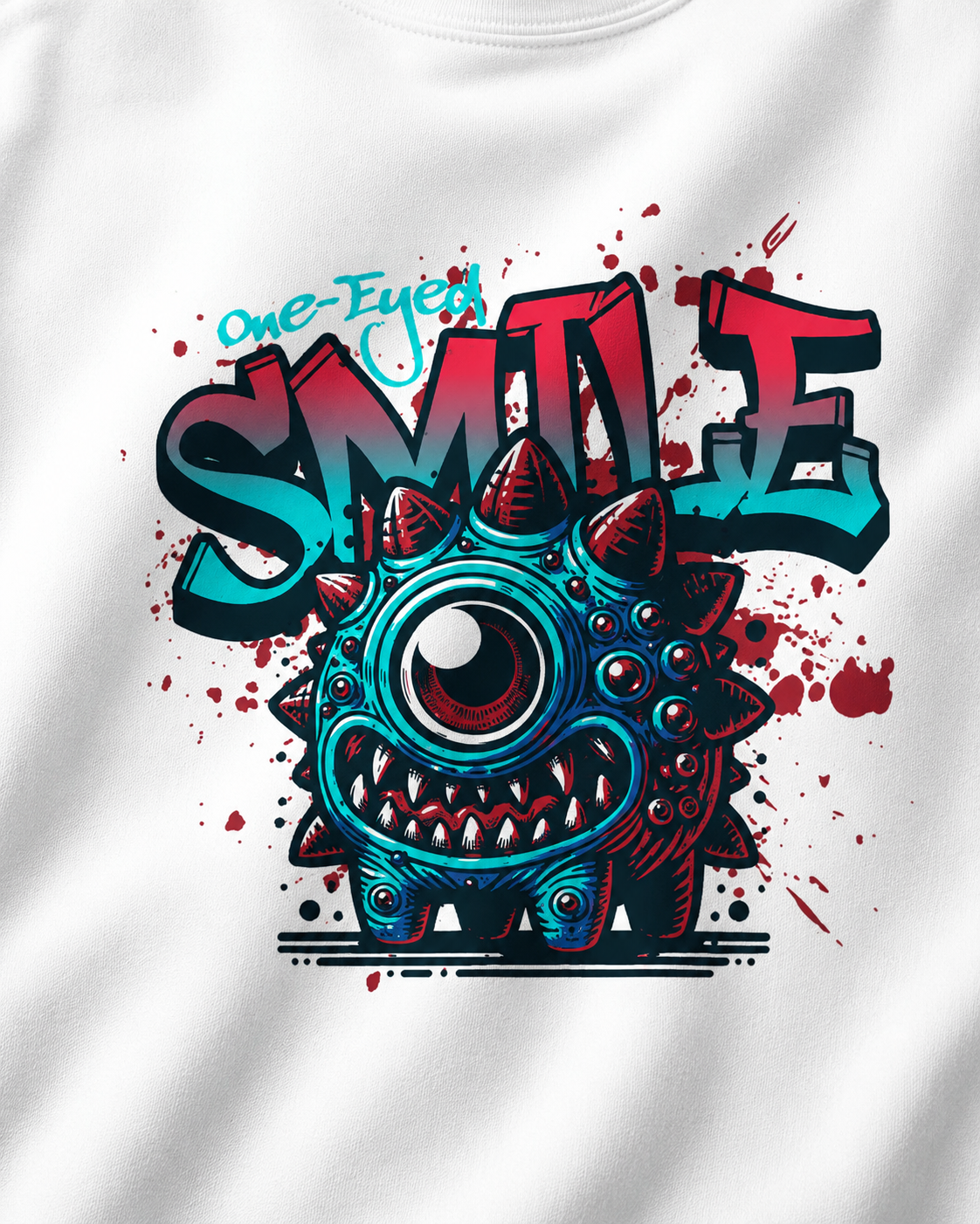 ZN One Eyed Smile Crewneck Sweatshirt