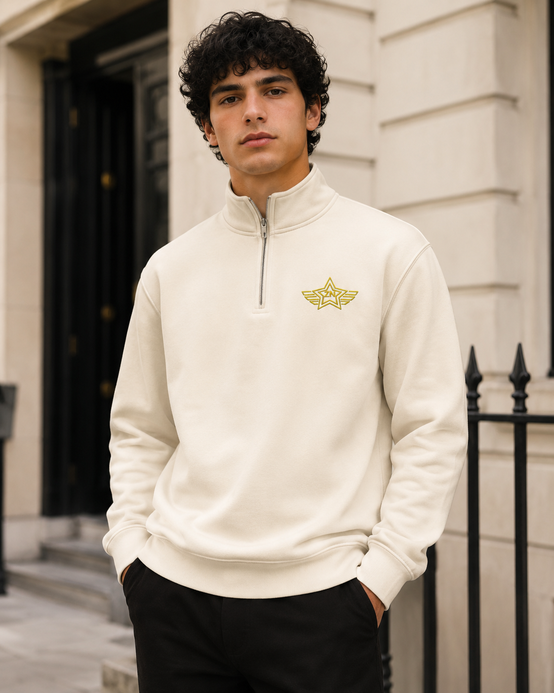 ZN Quarter Zip Pullover Sweatshirt