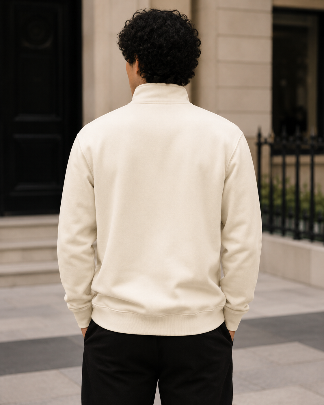 ZN Quarter Zip Pullover Sweatshirt