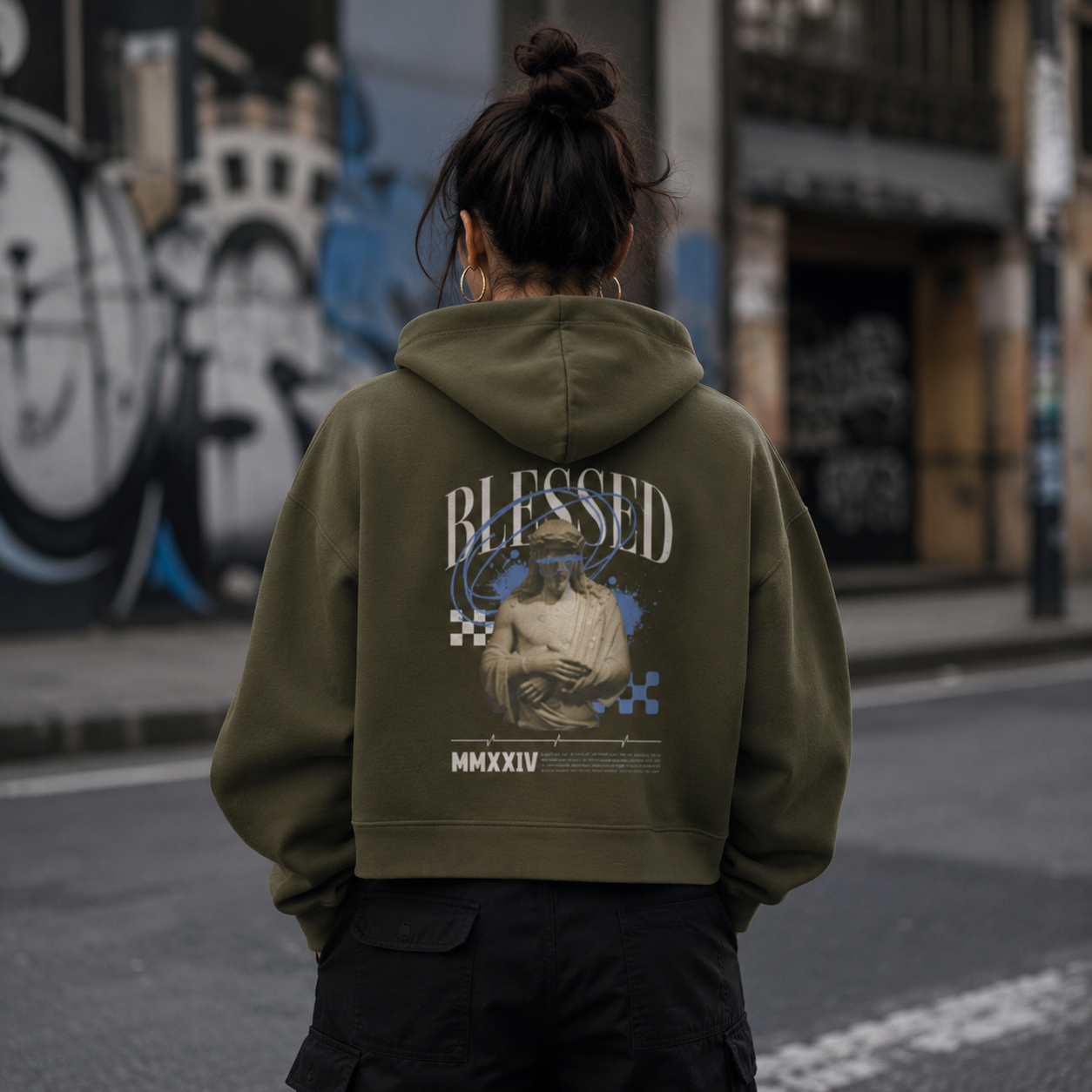 ZN Mythology Cropped Hoodie