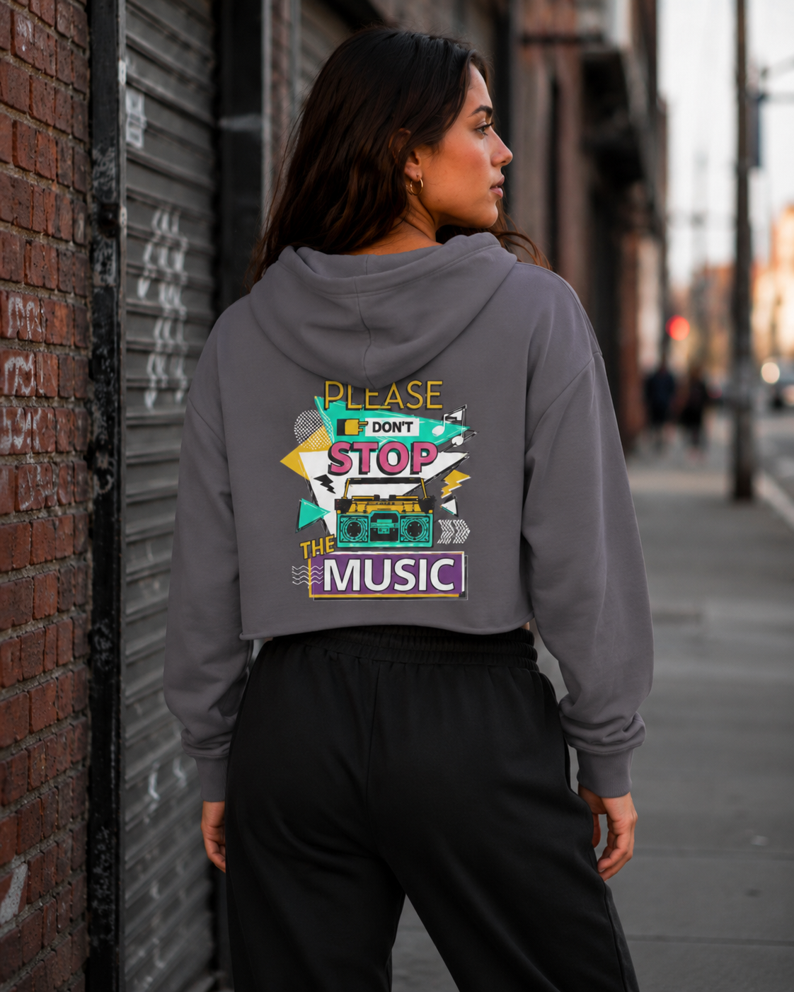 ZN Rhythm Crop Hoodie